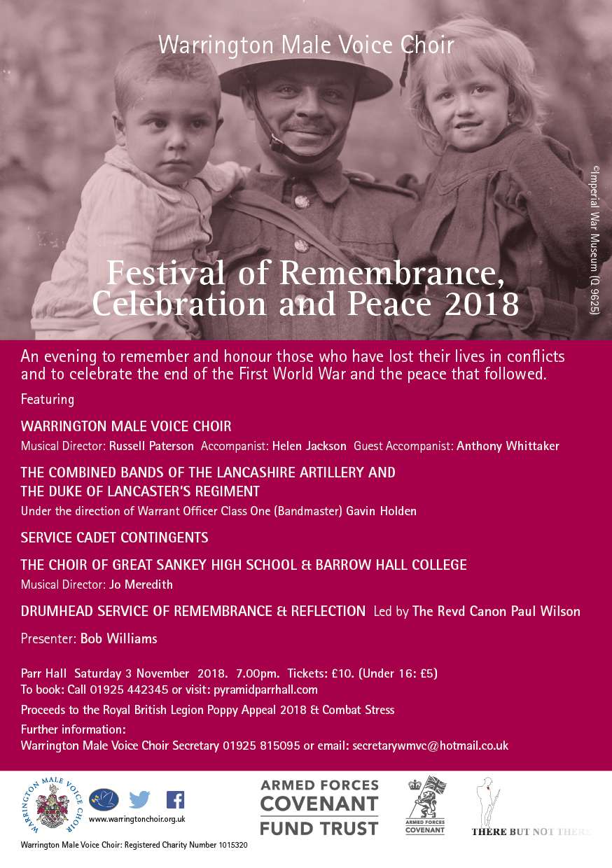 An evening to remember the fallen and celebrate the peace.