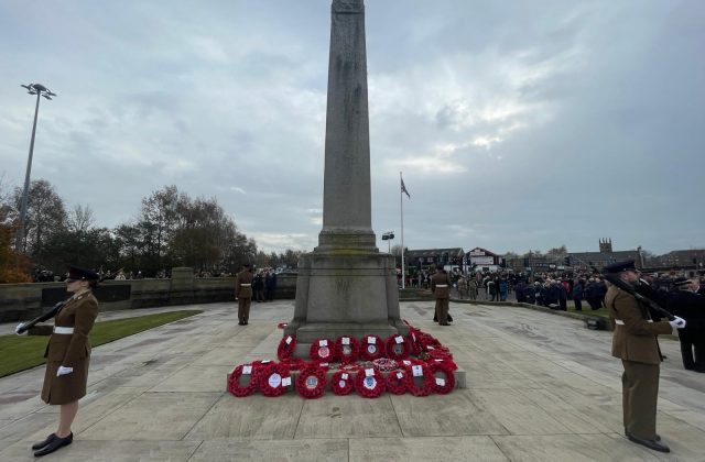 Remembrance Sunday @ Warrington Cenotaph, Bridgefoot